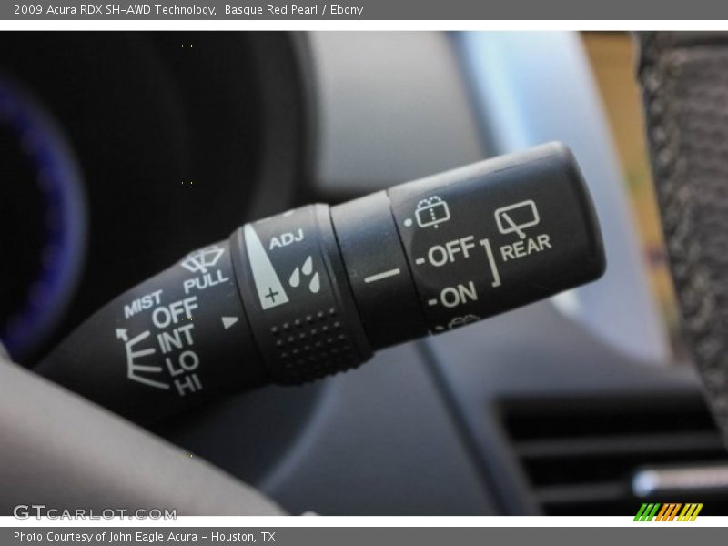 Basque Red Pearl / Ebony 2009 Acura RDX SH-AWD Technology