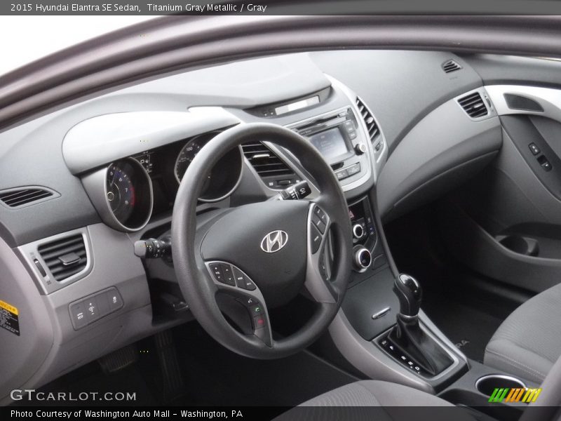 Titanium Gray Metallic / Gray 2015 Hyundai Elantra SE Sedan