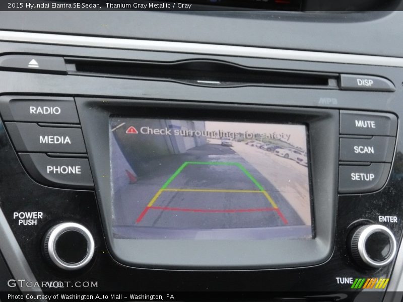 Titanium Gray Metallic / Gray 2015 Hyundai Elantra SE Sedan