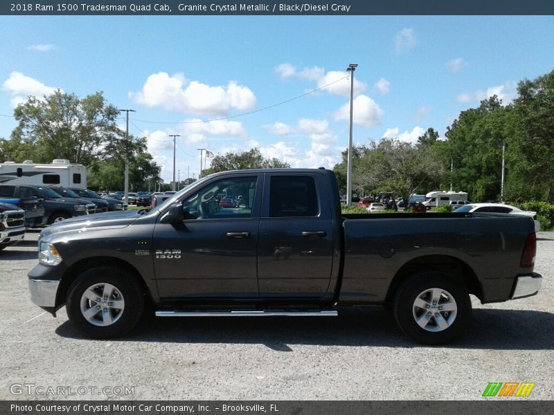 Granite Crystal Metallic / Black/Diesel Gray 2018 Ram 1500 Tradesman Quad Cab