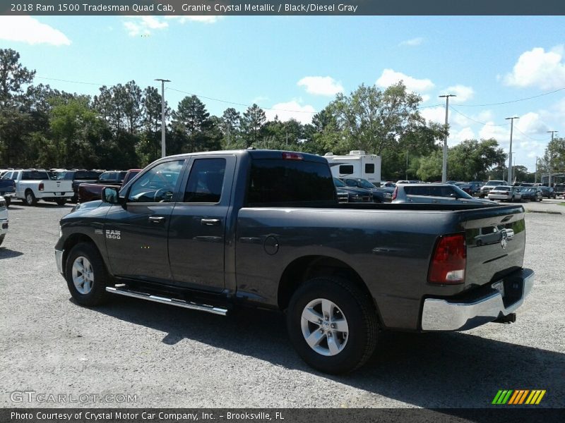 Granite Crystal Metallic / Black/Diesel Gray 2018 Ram 1500 Tradesman Quad Cab