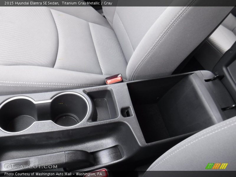 Titanium Gray Metallic / Gray 2015 Hyundai Elantra SE Sedan