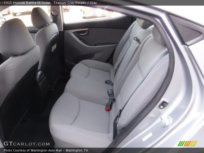 Titanium Gray Metallic / Gray 2015 Hyundai Elantra SE Sedan