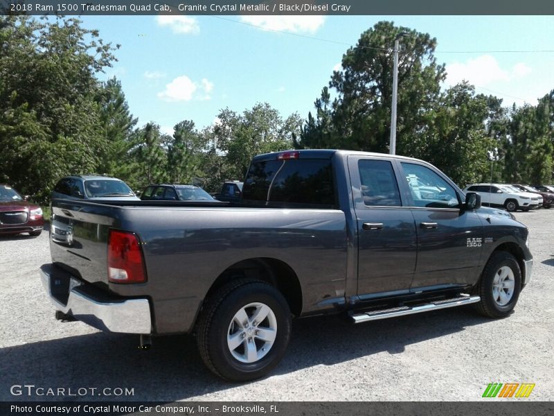 Granite Crystal Metallic / Black/Diesel Gray 2018 Ram 1500 Tradesman Quad Cab