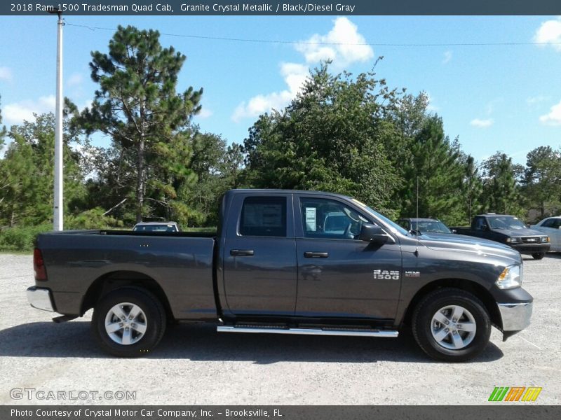 Granite Crystal Metallic / Black/Diesel Gray 2018 Ram 1500 Tradesman Quad Cab