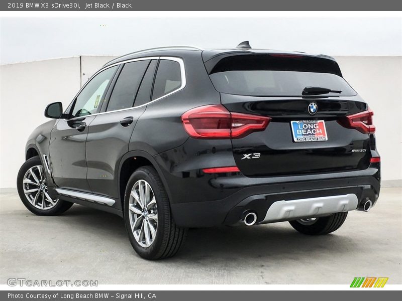 Jet Black / Black 2019 BMW X3 sDrive30i