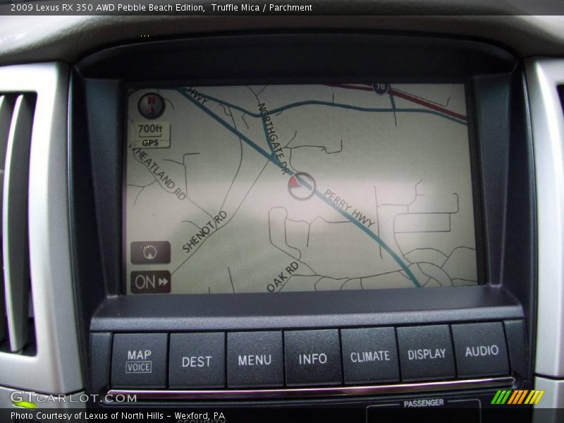 Truffle Mica / Parchment 2009 Lexus RX 350 AWD Pebble Beach Edition