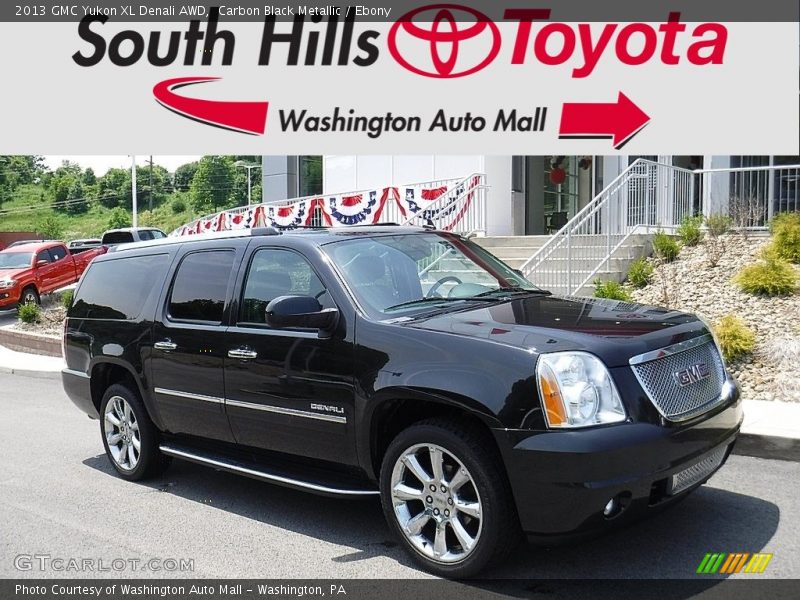 Carbon Black Metallic / Ebony 2013 GMC Yukon XL Denali AWD