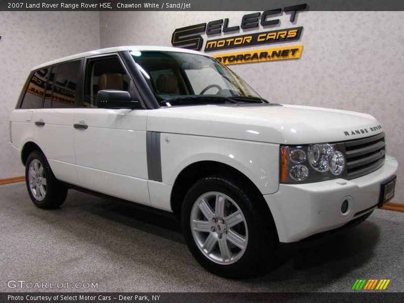 Chawton White / Sand/Jet 2007 Land Rover Range Rover HSE
