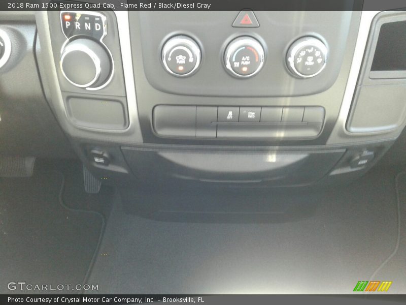 Flame Red / Black/Diesel Gray 2018 Ram 1500 Express Quad Cab