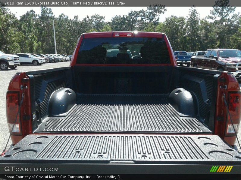 Flame Red / Black/Diesel Gray 2018 Ram 1500 Express Quad Cab