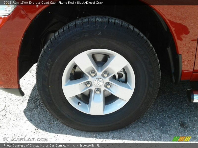 Flame Red / Black/Diesel Gray 2018 Ram 1500 Express Quad Cab