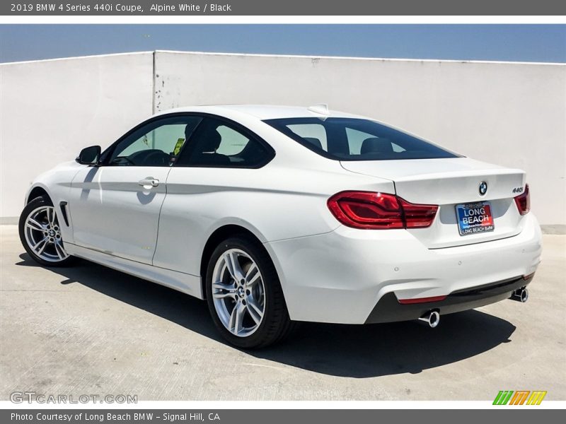 Alpine White / Black 2019 BMW 4 Series 440i Coupe