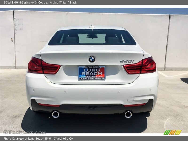 Alpine White / Black 2019 BMW 4 Series 440i Coupe