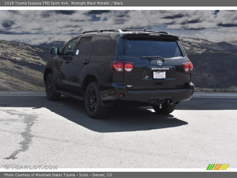 Midnight Black Metallic / Black 2018 Toyota Sequoia TRD Sport 4x4