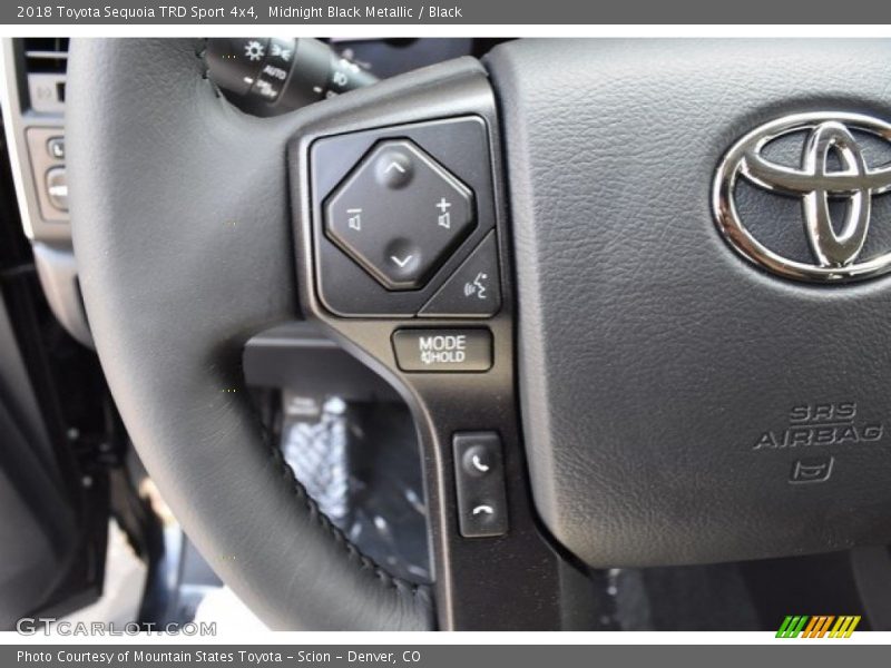 Midnight Black Metallic / Black 2018 Toyota Sequoia TRD Sport 4x4