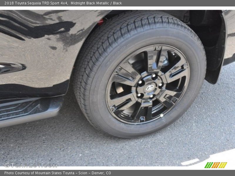 Midnight Black Metallic / Black 2018 Toyota Sequoia TRD Sport 4x4