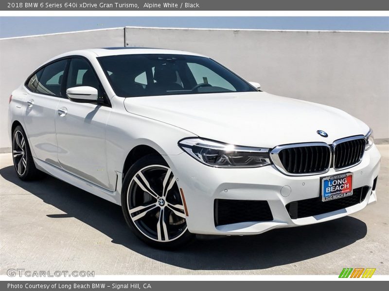 Alpine White / Black 2018 BMW 6 Series 640i xDrive Gran Turismo