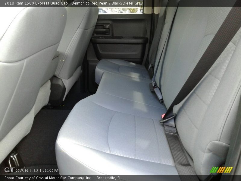 Delmonico Red Pearl / Black/Diesel Gray 2018 Ram 1500 Express Quad Cab