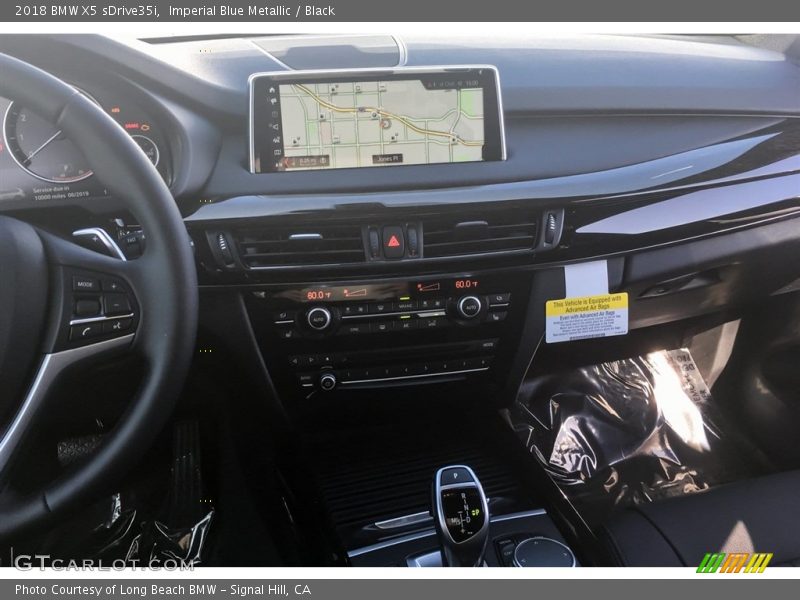 Imperial Blue Metallic / Black 2018 BMW X5 sDrive35i