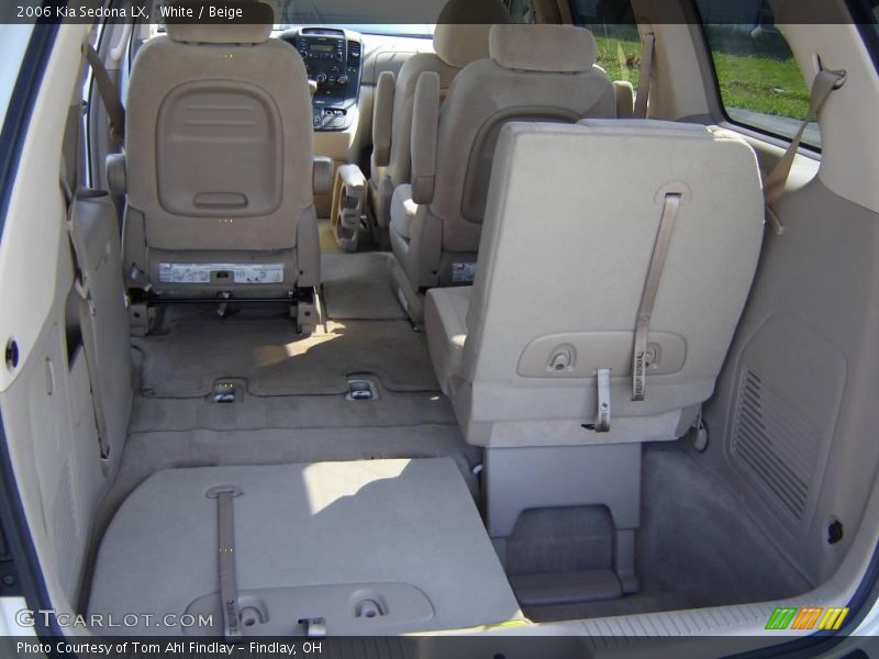 White / Beige 2006 Kia Sedona LX
