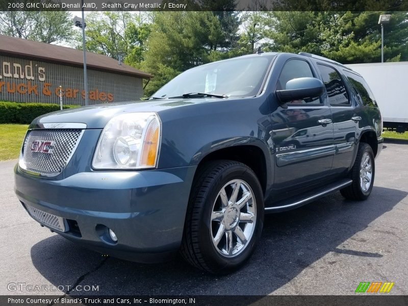 Stealth Gray Metallic / Ebony 2008 GMC Yukon Denali AWD