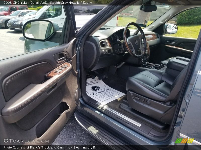 Stealth Gray Metallic / Ebony 2008 GMC Yukon Denali AWD