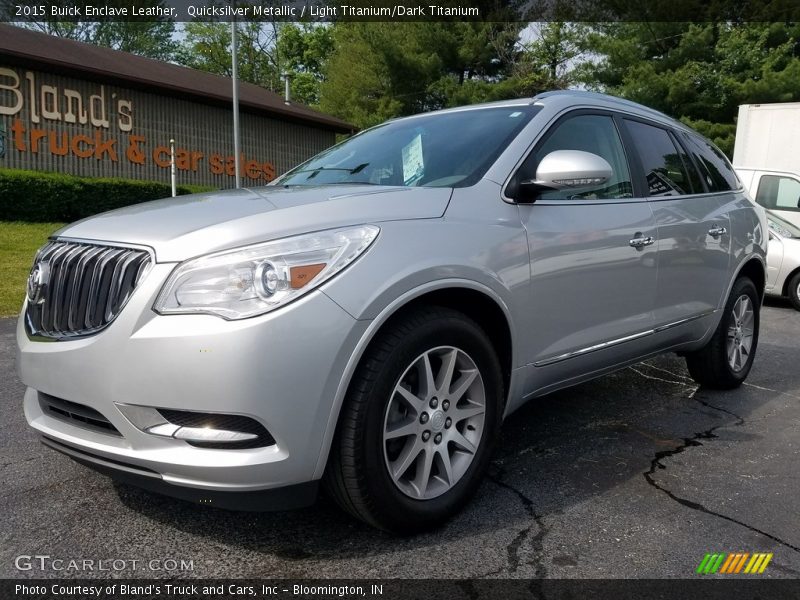 Quicksilver Metallic / Light Titanium/Dark Titanium 2015 Buick Enclave Leather