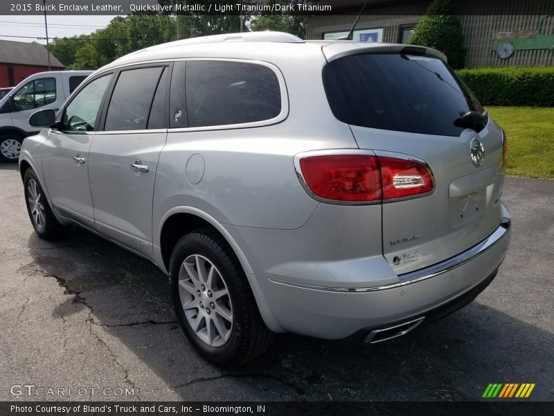 Quicksilver Metallic / Light Titanium/Dark Titanium 2015 Buick Enclave Leather