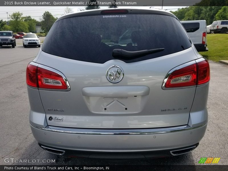 Quicksilver Metallic / Light Titanium/Dark Titanium 2015 Buick Enclave Leather