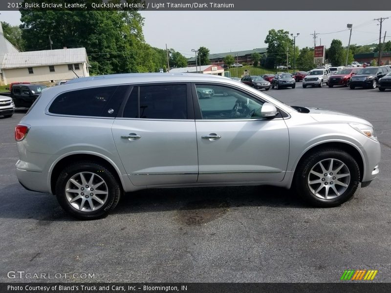 Quicksilver Metallic / Light Titanium/Dark Titanium 2015 Buick Enclave Leather