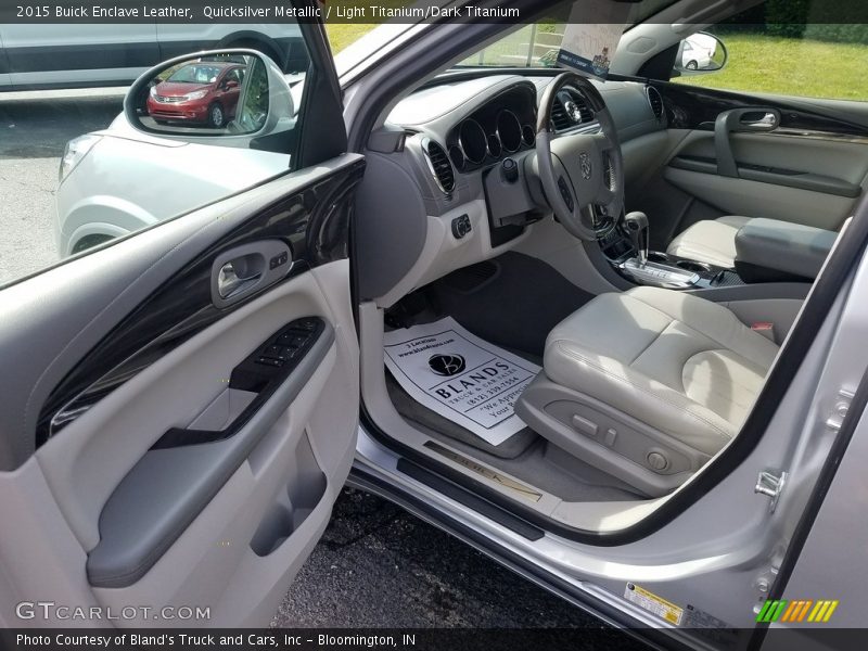Quicksilver Metallic / Light Titanium/Dark Titanium 2015 Buick Enclave Leather