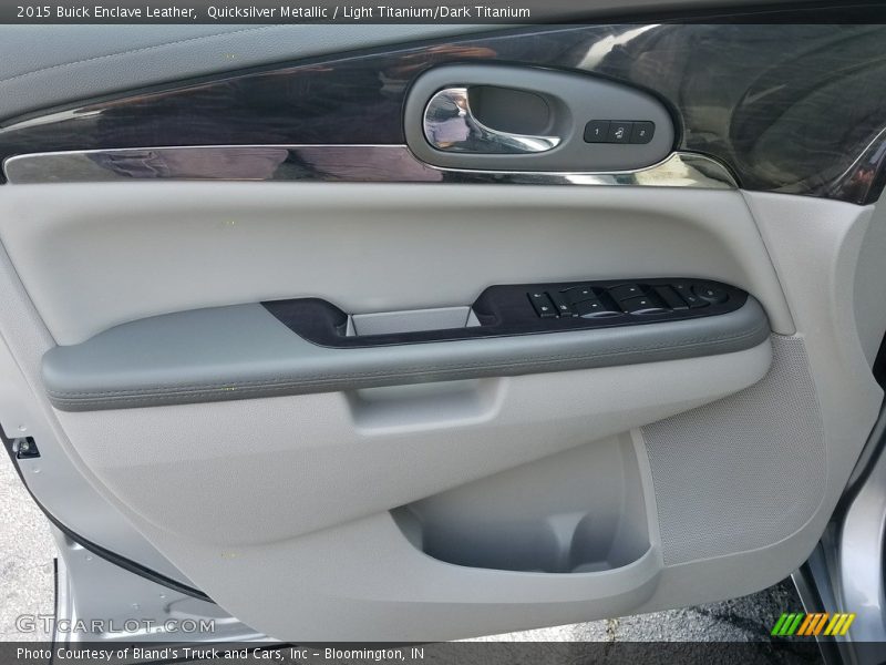 Quicksilver Metallic / Light Titanium/Dark Titanium 2015 Buick Enclave Leather