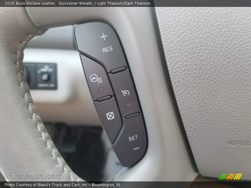 Quicksilver Metallic / Light Titanium/Dark Titanium 2015 Buick Enclave Leather