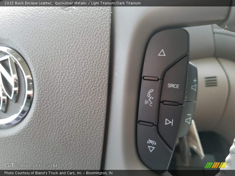 Quicksilver Metallic / Light Titanium/Dark Titanium 2015 Buick Enclave Leather