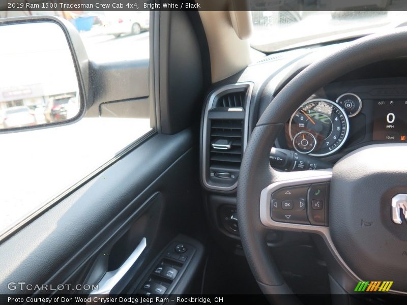 Bright White / Black 2019 Ram 1500 Tradesman Crew Cab 4x4