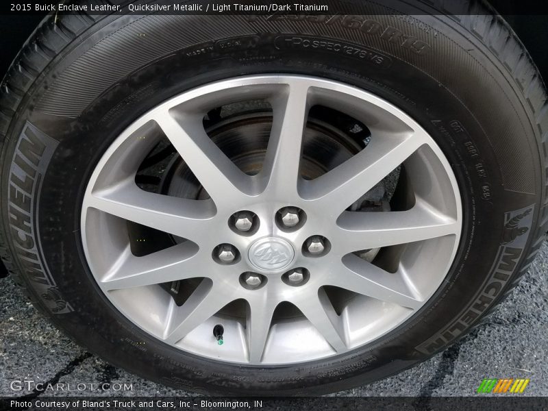 Quicksilver Metallic / Light Titanium/Dark Titanium 2015 Buick Enclave Leather