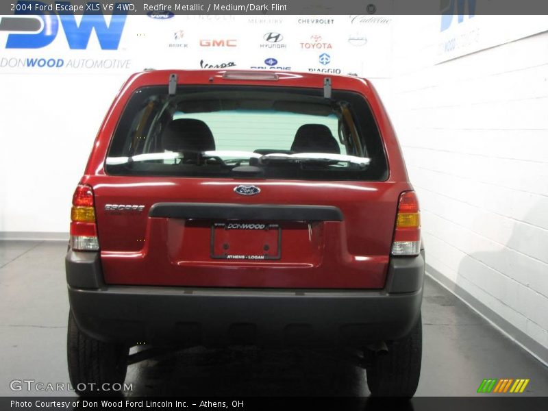 Redfire Metallic / Medium/Dark Flint 2004 Ford Escape XLS V6 4WD