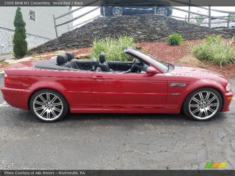 Imola Red / Black 2006 BMW M3 Convertible
