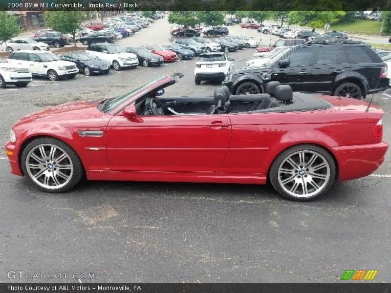 Imola Red / Black 2006 BMW M3 Convertible