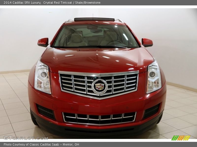 Crystal Red Tintcoat / Shale/Brownstone 2014 Cadillac SRX Luxury