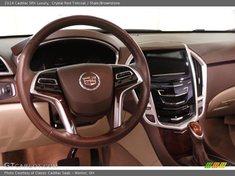 Crystal Red Tintcoat / Shale/Brownstone 2014 Cadillac SRX Luxury