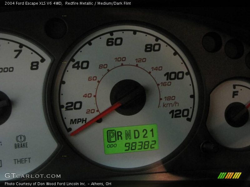 Redfire Metallic / Medium/Dark Flint 2004 Ford Escape XLS V6 4WD