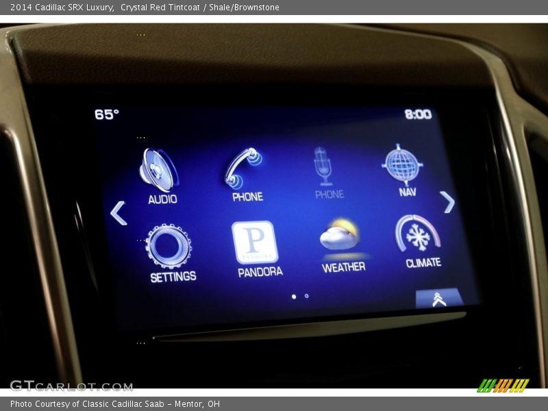 Crystal Red Tintcoat / Shale/Brownstone 2014 Cadillac SRX Luxury