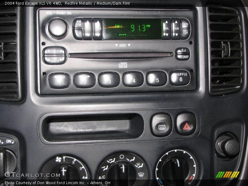 Redfire Metallic / Medium/Dark Flint 2004 Ford Escape XLS V6 4WD