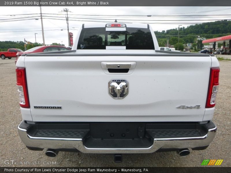 Bright White / Black 2019 Ram 1500 Big Horn Crew Cab 4x4