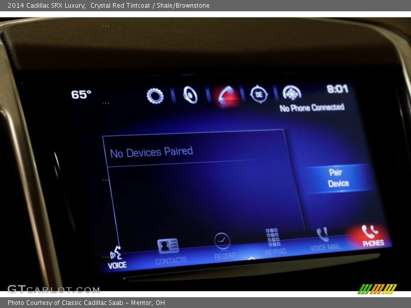 Crystal Red Tintcoat / Shale/Brownstone 2014 Cadillac SRX Luxury