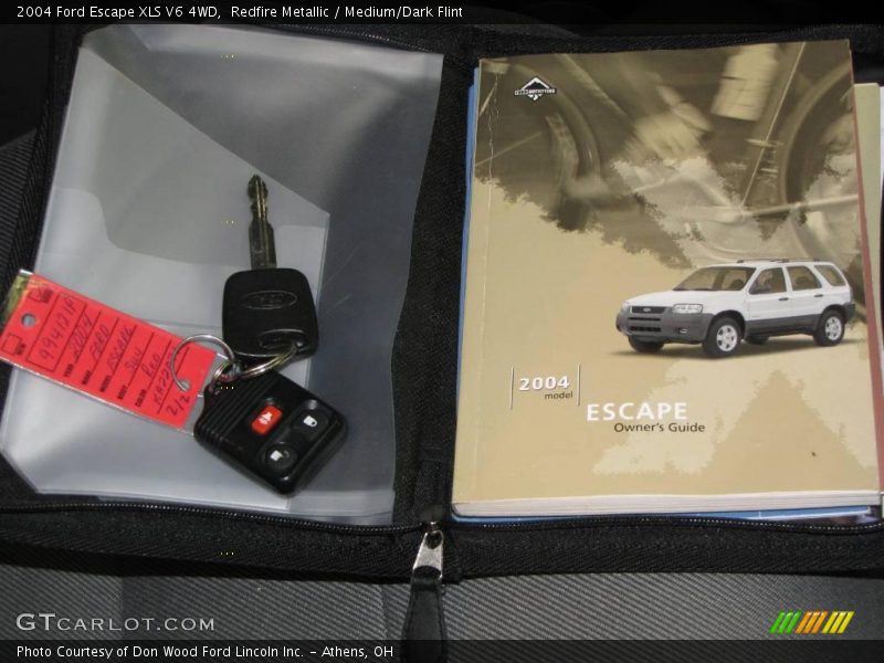 Redfire Metallic / Medium/Dark Flint 2004 Ford Escape XLS V6 4WD
