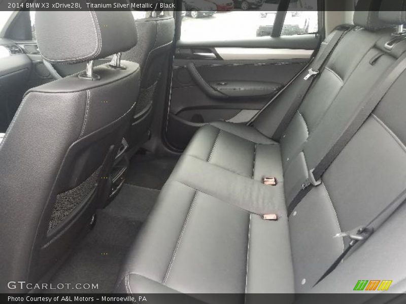 Titanium Silver Metallic / Black 2014 BMW X3 xDrive28i