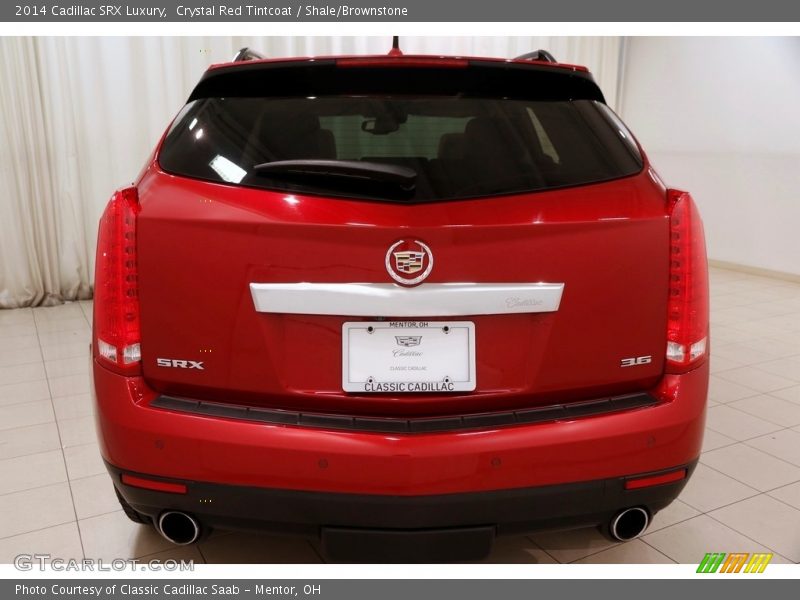 Crystal Red Tintcoat / Shale/Brownstone 2014 Cadillac SRX Luxury